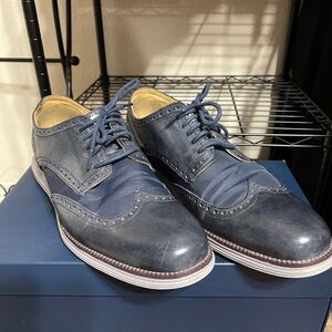 Cole Haan, Zero Grands, Blue Wingtip Oxford, Size 13